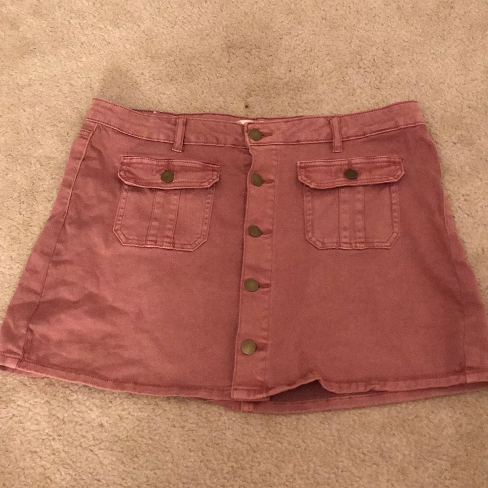 jean skirt !!